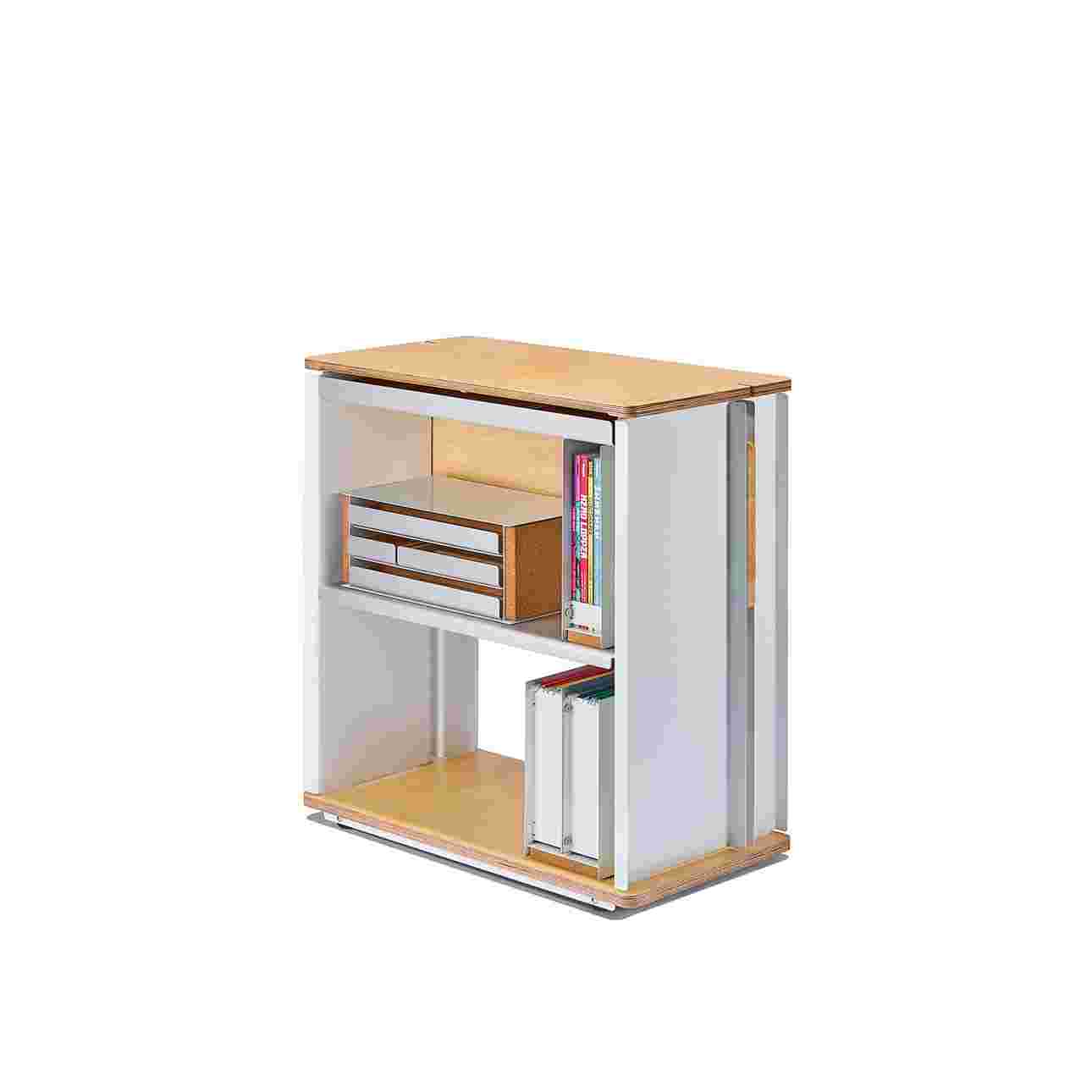 Maple Desk Cart