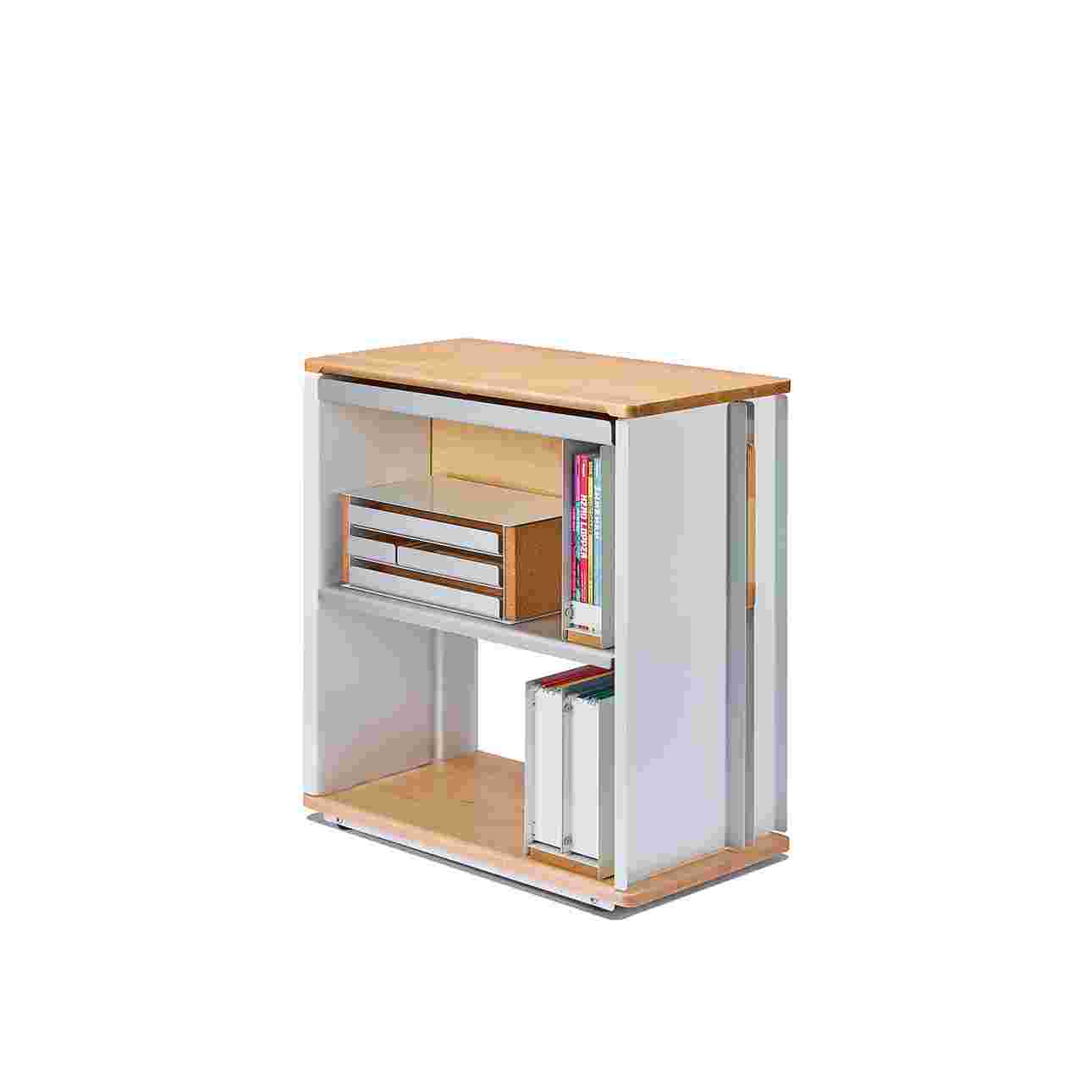 Maple Desk Cart