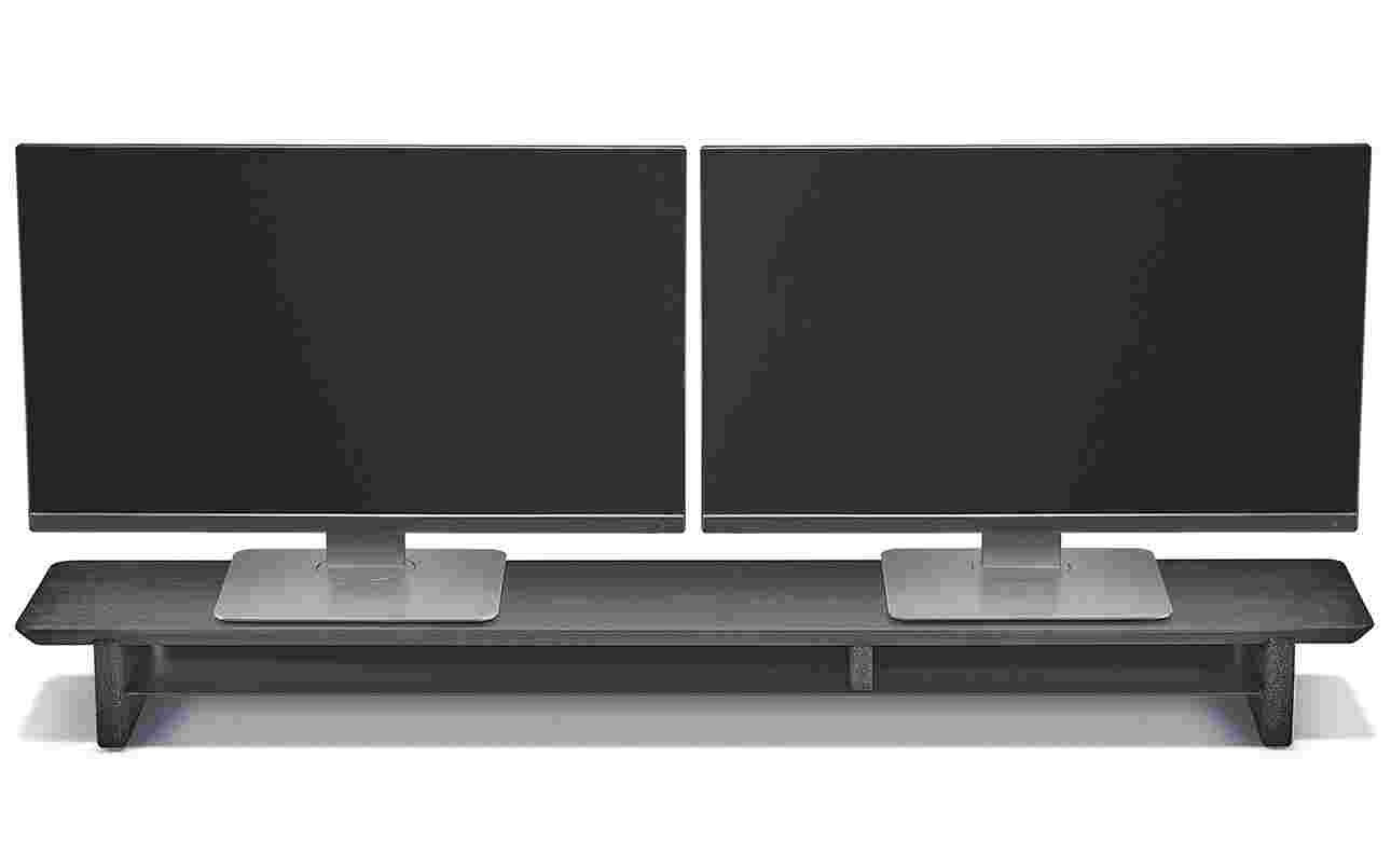 Blackened Walnut Desk Shelf (Large)