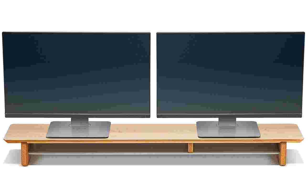 Solid Maple Desk Shelf (Large)