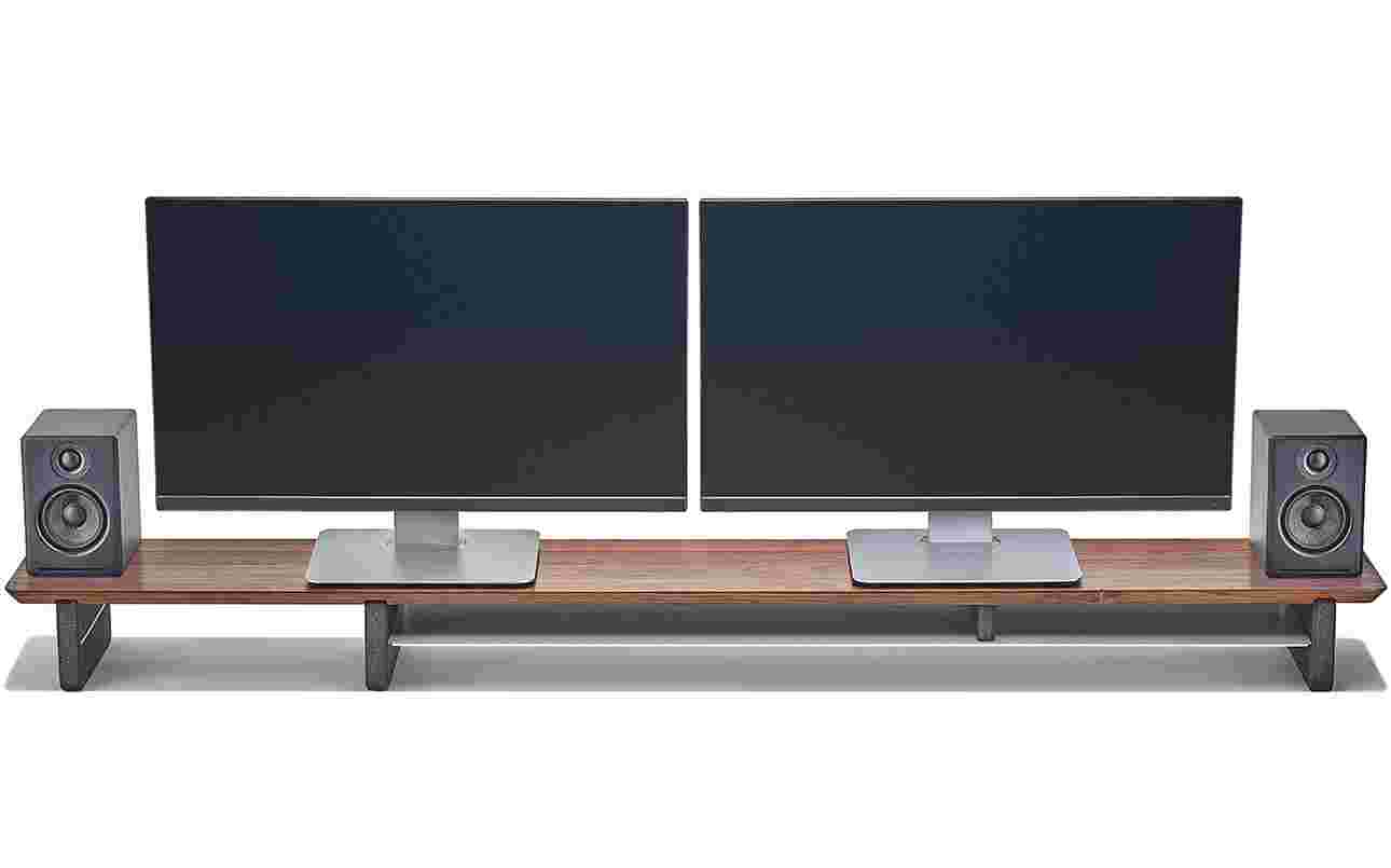 Solid Walnut Desk Shelf (Extra Large)
