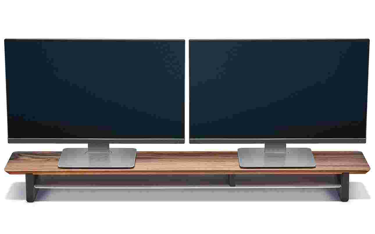 Solid Walnut Desk Shelf (Large)