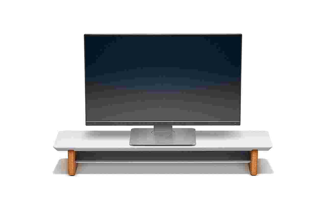 Matte White Desk Shelf (Medium)