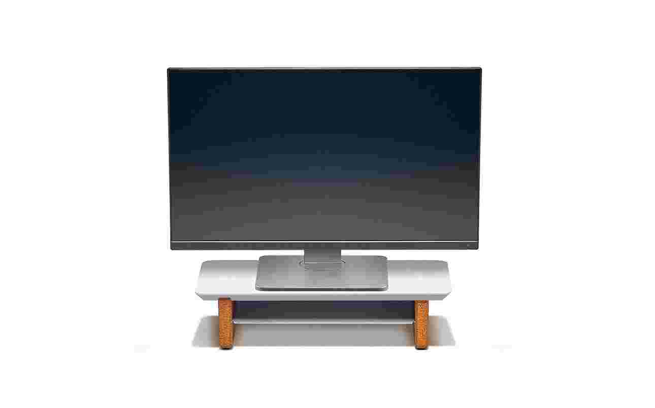 Matte White Desk Shelf (Small)