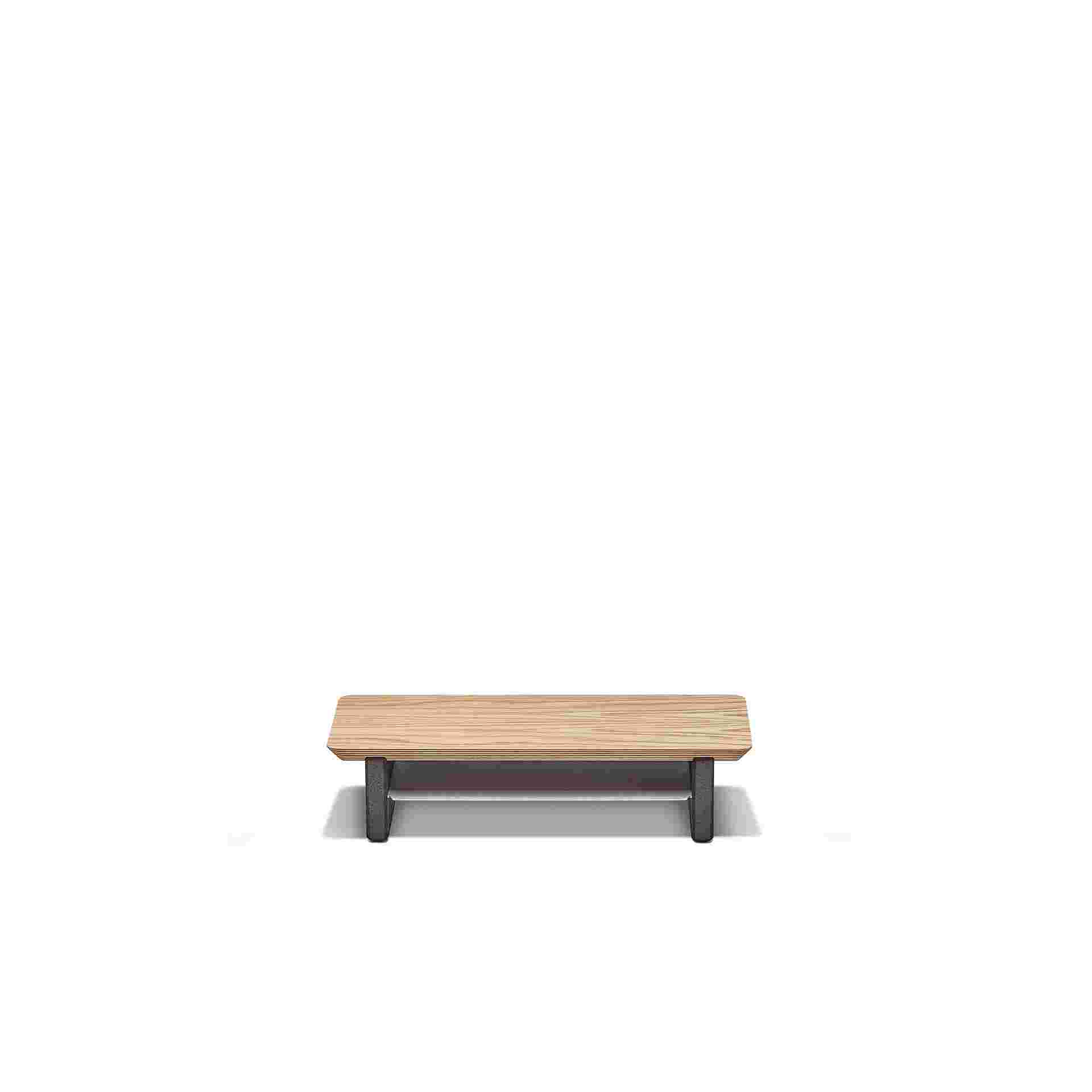Small oak plywood desk shelf.
