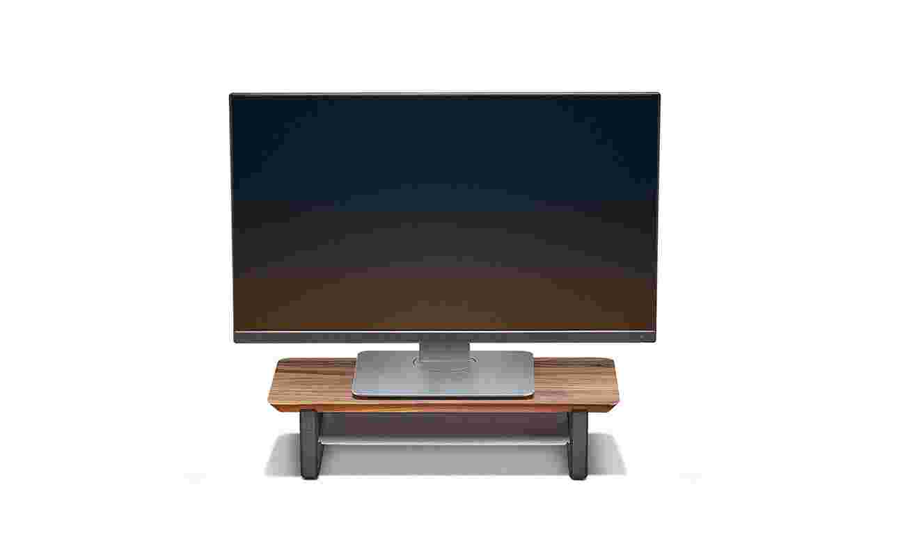 Solid Walnut Desk Shelf (Small)