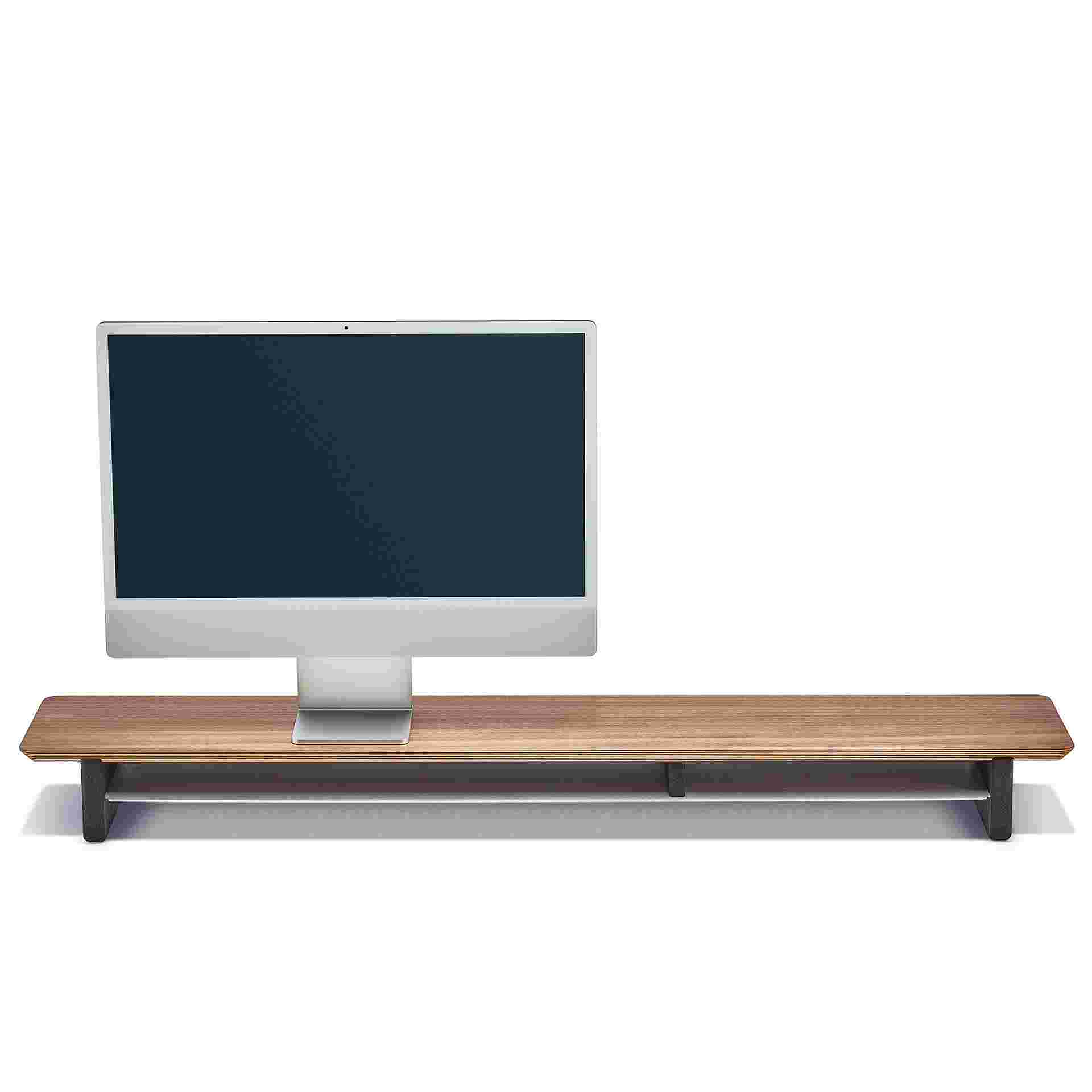 Wooden Dual Monitor Stand & Desk Shelf Riser | Grovemade®