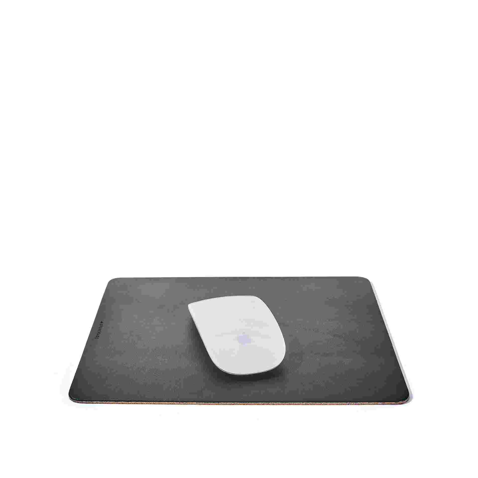 Black Leather Mouse Pad (Small)