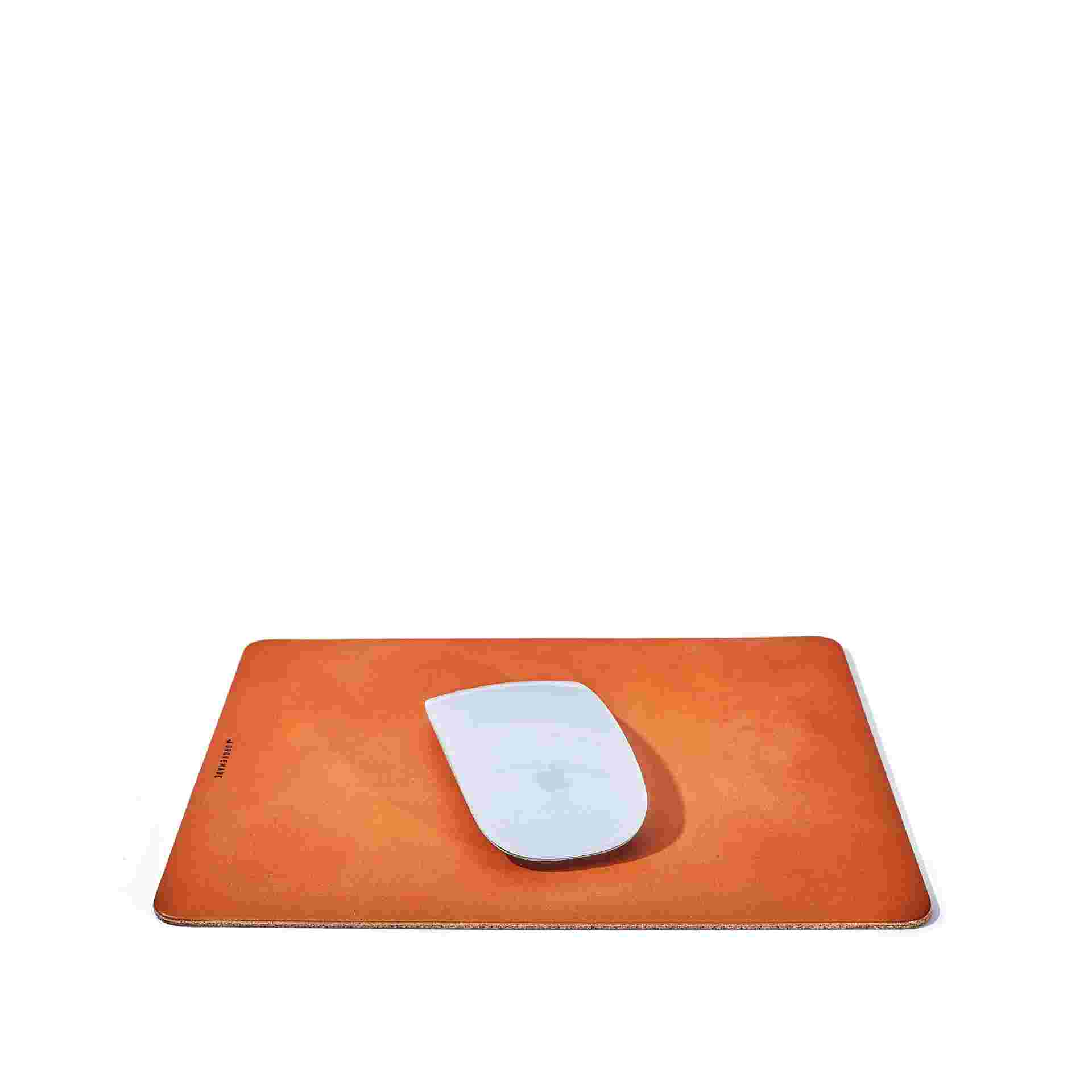 Tan Leather Mouse Pad (Small)