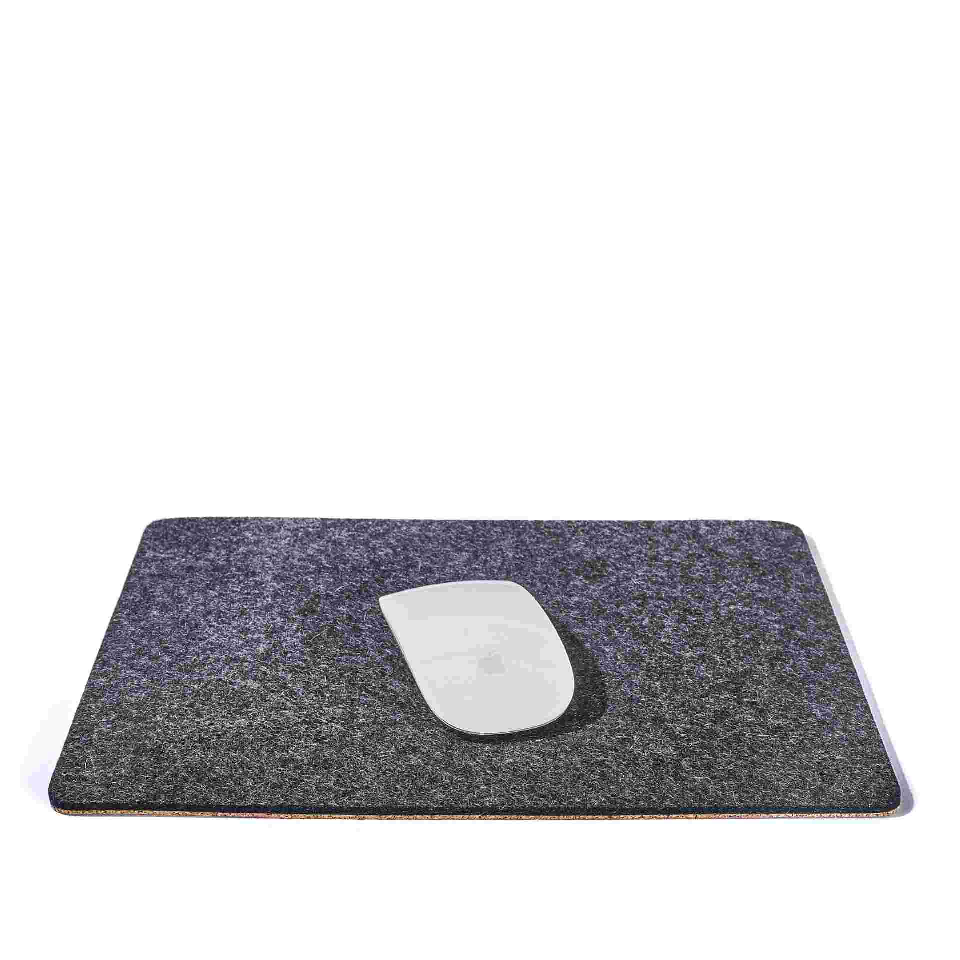 Dark Wool Felt Mouse Pad (Large)