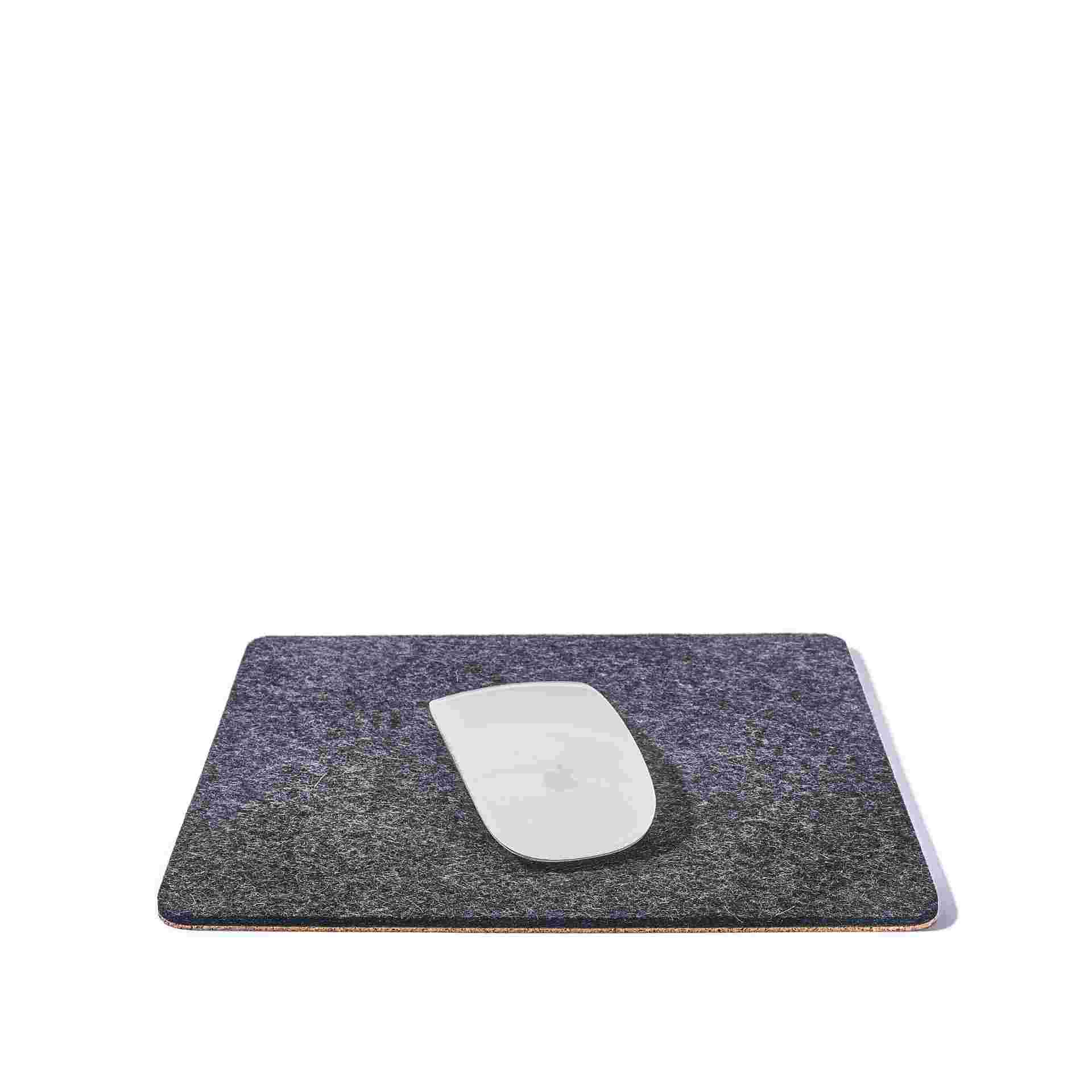 Dark Wool Felt Mouse Pad (Small)