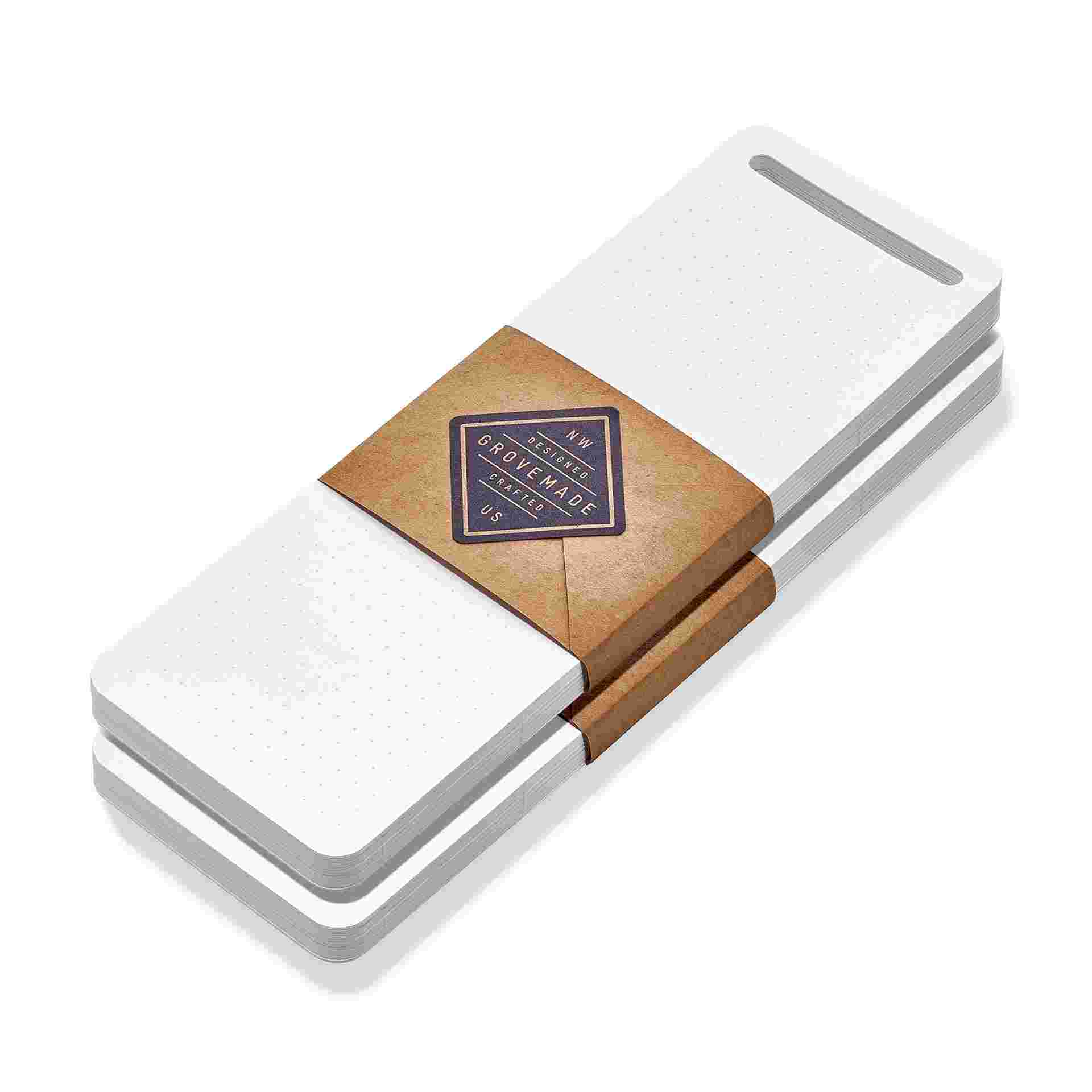 2-pack of paper refills for desk notepad station.