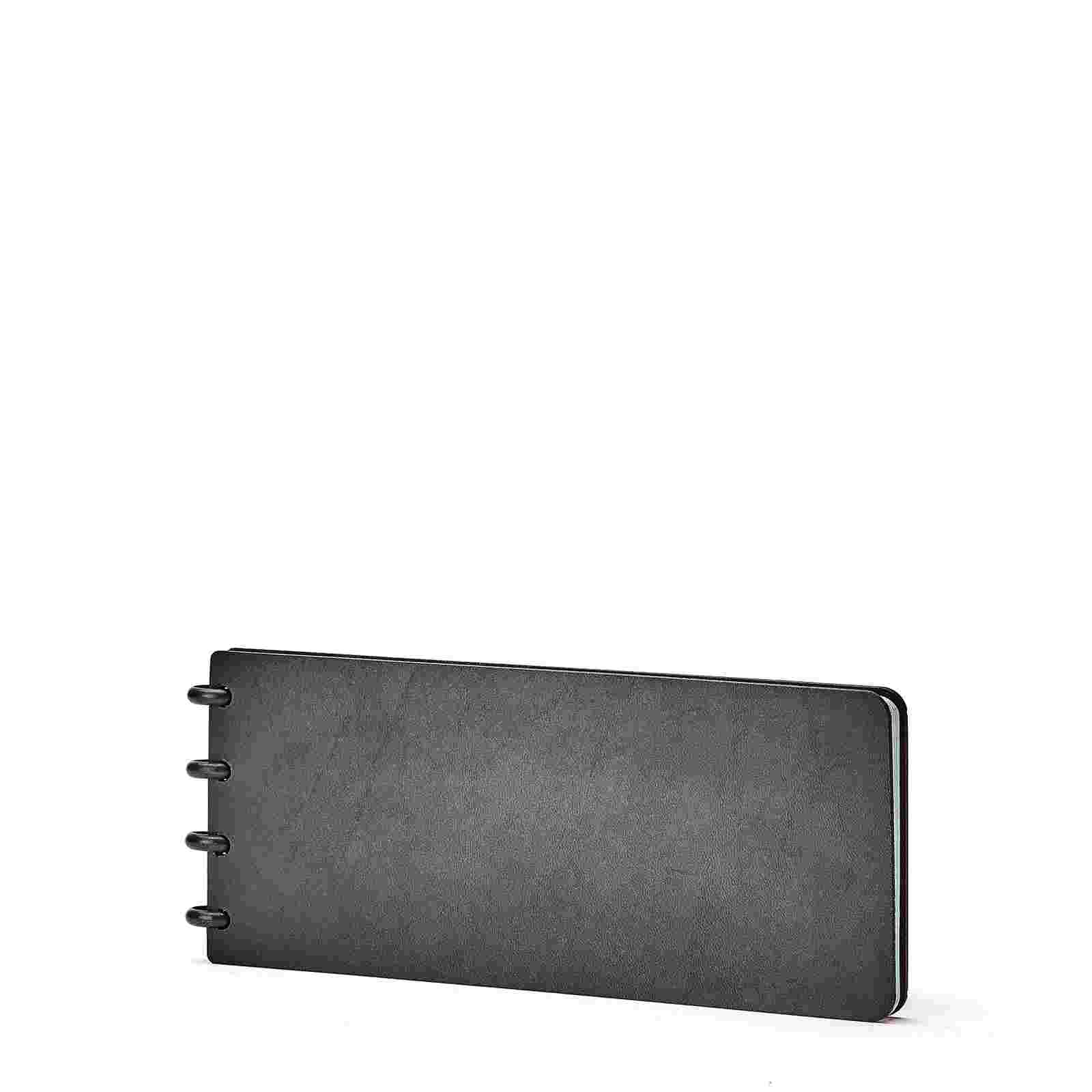 Leather Notebook - B'BLACK'-B'SLIM'-B'RULED'