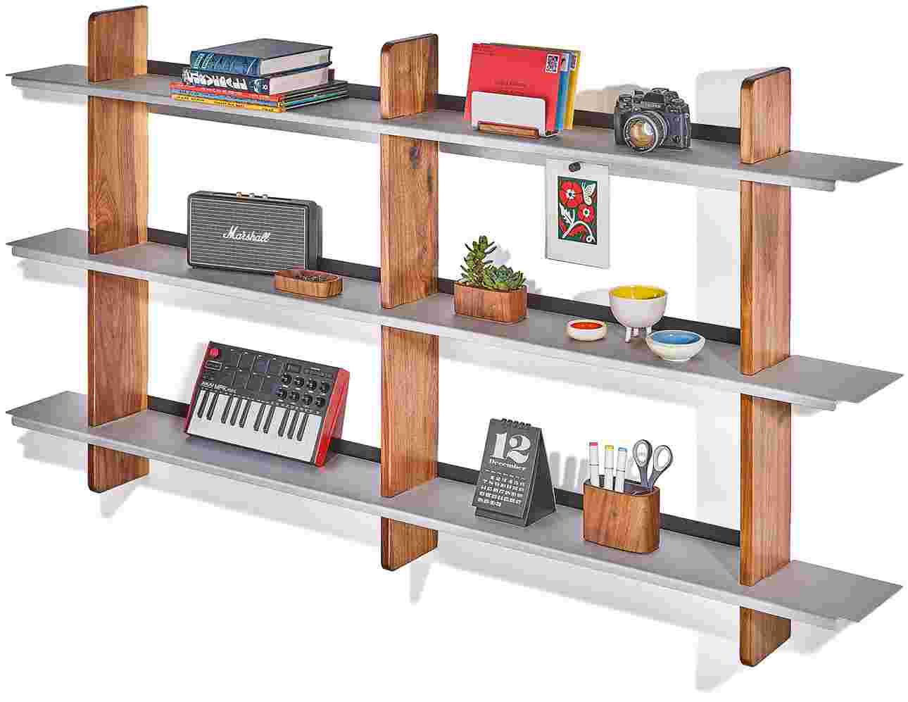 Walnut Wall Shelf