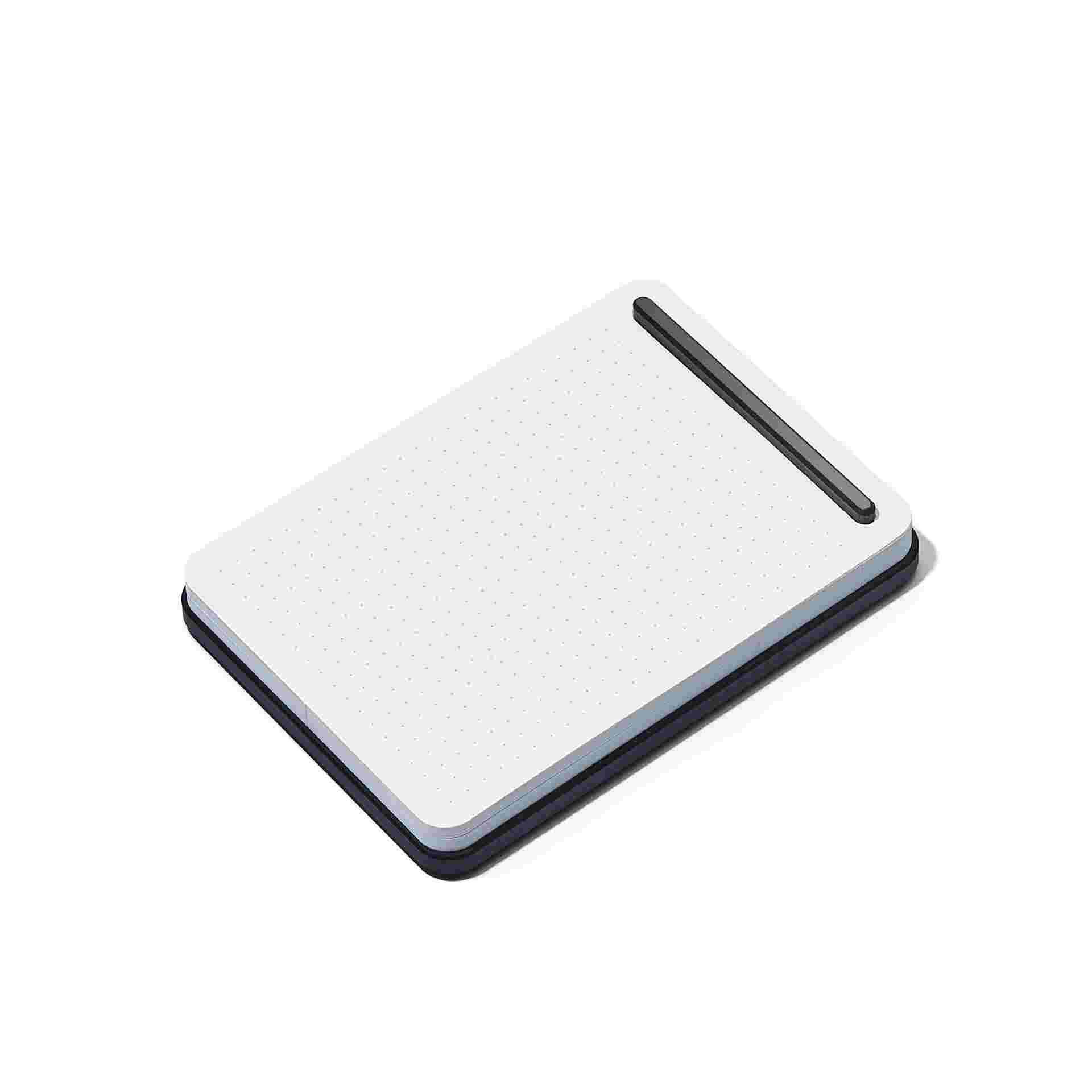 The Small Black Grovemade Notepad, featuring a subtle dot grid.