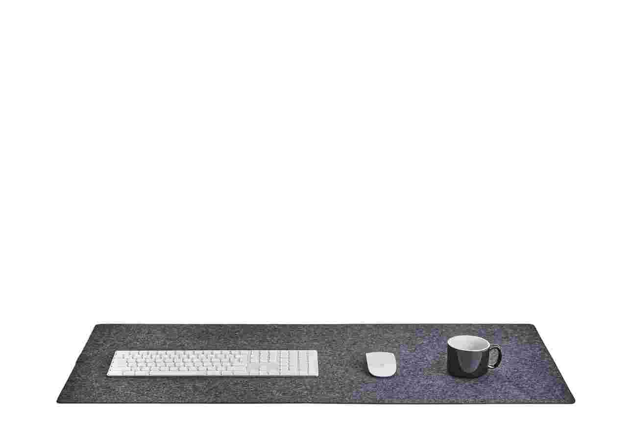 Wool Felt Desk Pad (Medium Plus / Dark Grey)