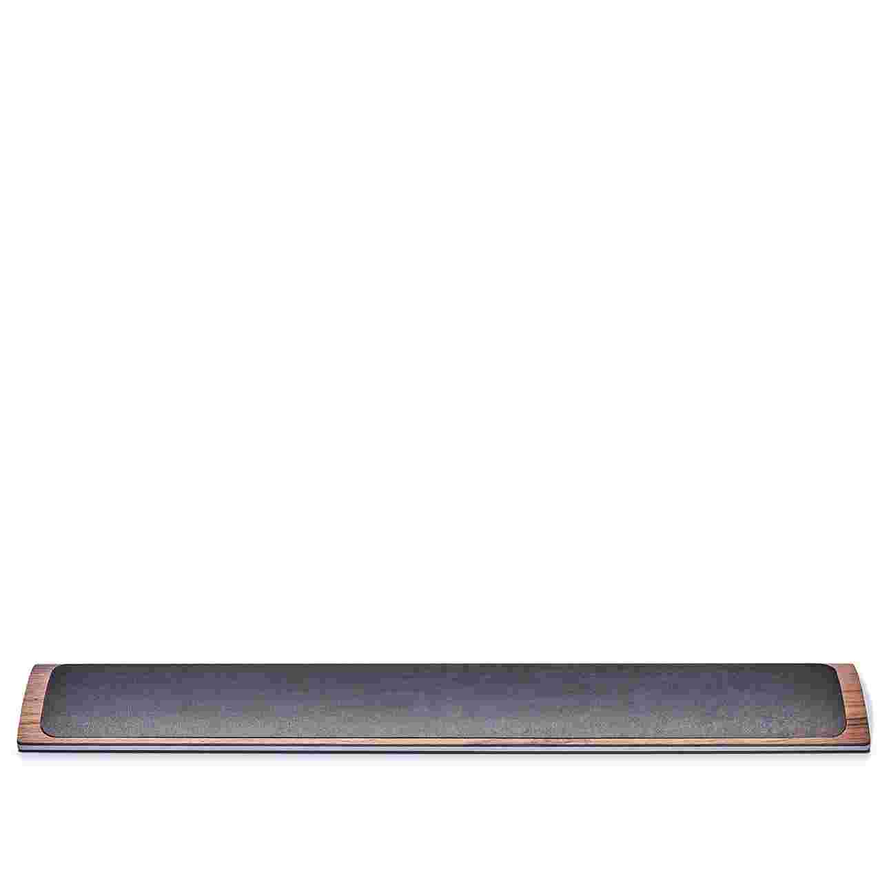 Leather & Walnut Keyboard Wrist Rest