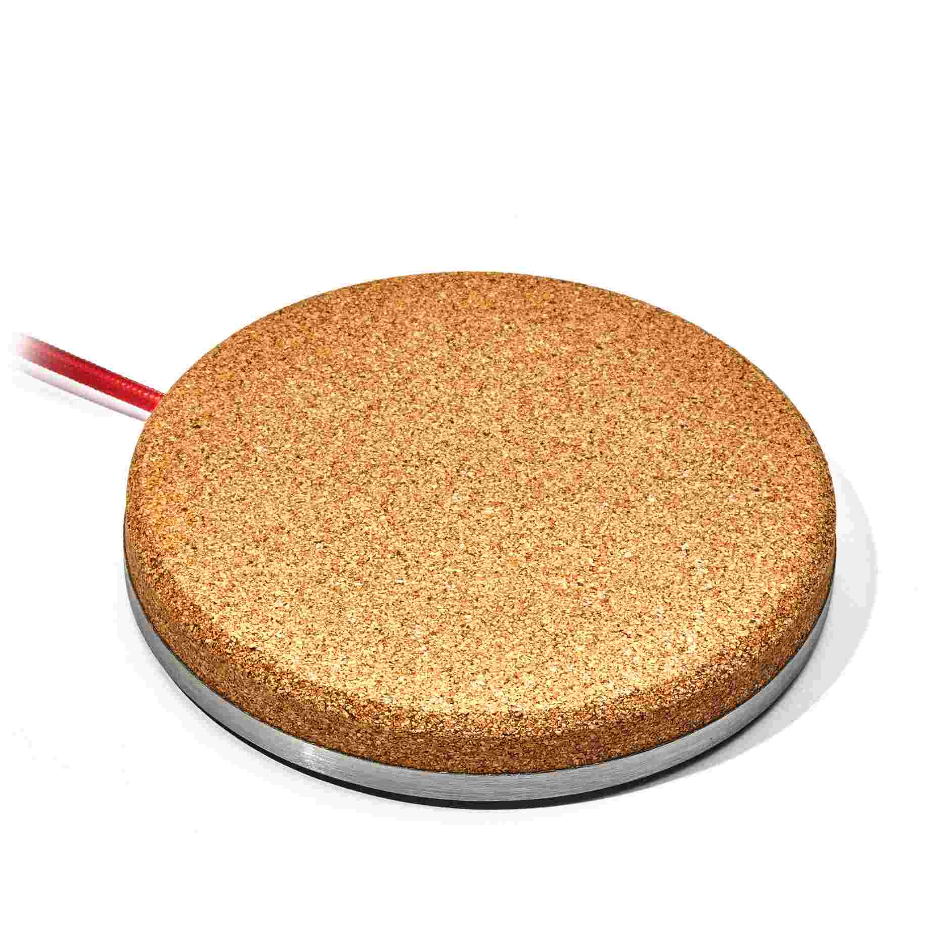 The soft top of the premium cork iPhone Charging Dock.