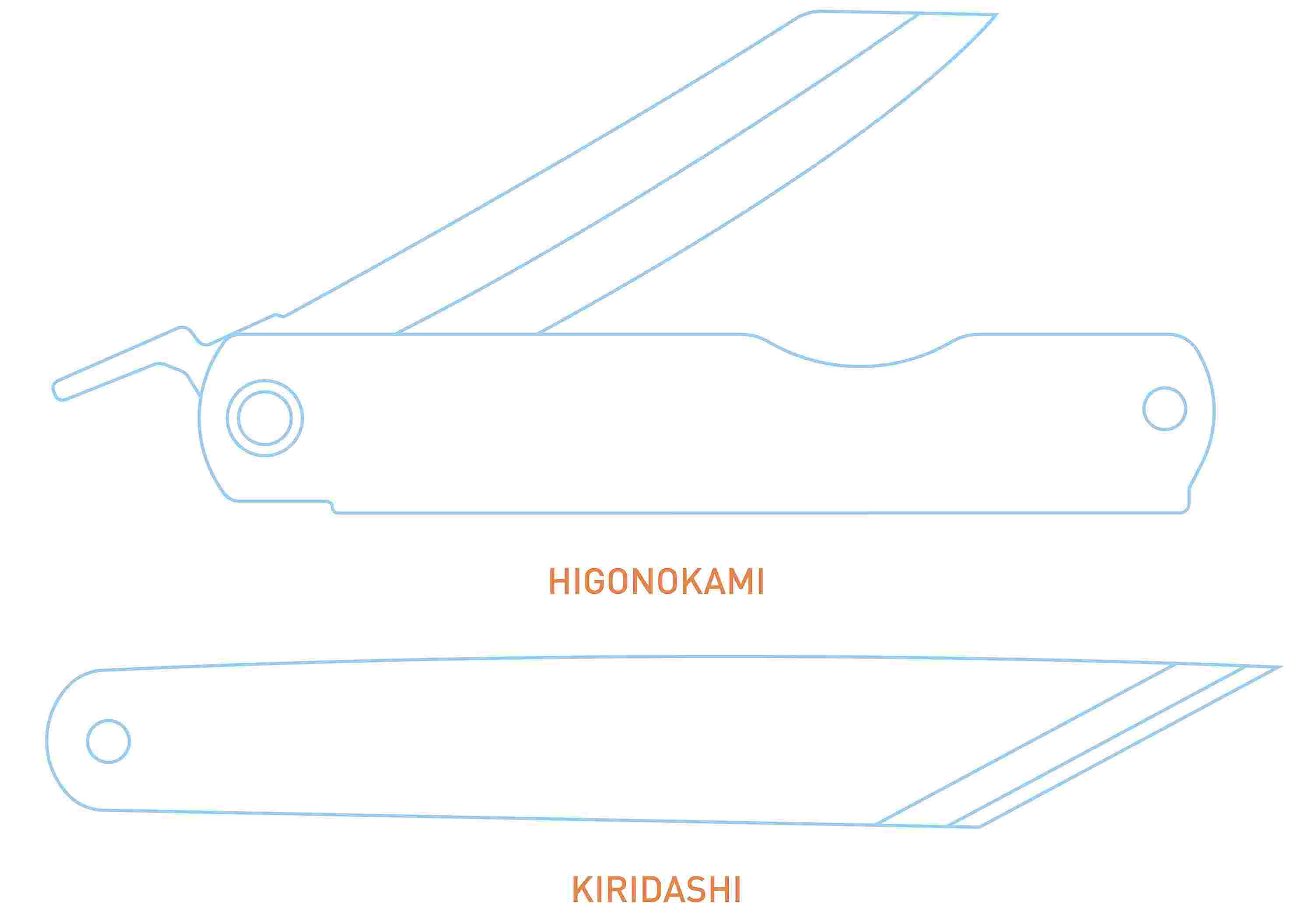 Diagram labeling the different details of a standard pocket knife, including the choil, bevel, and lanyard hole.