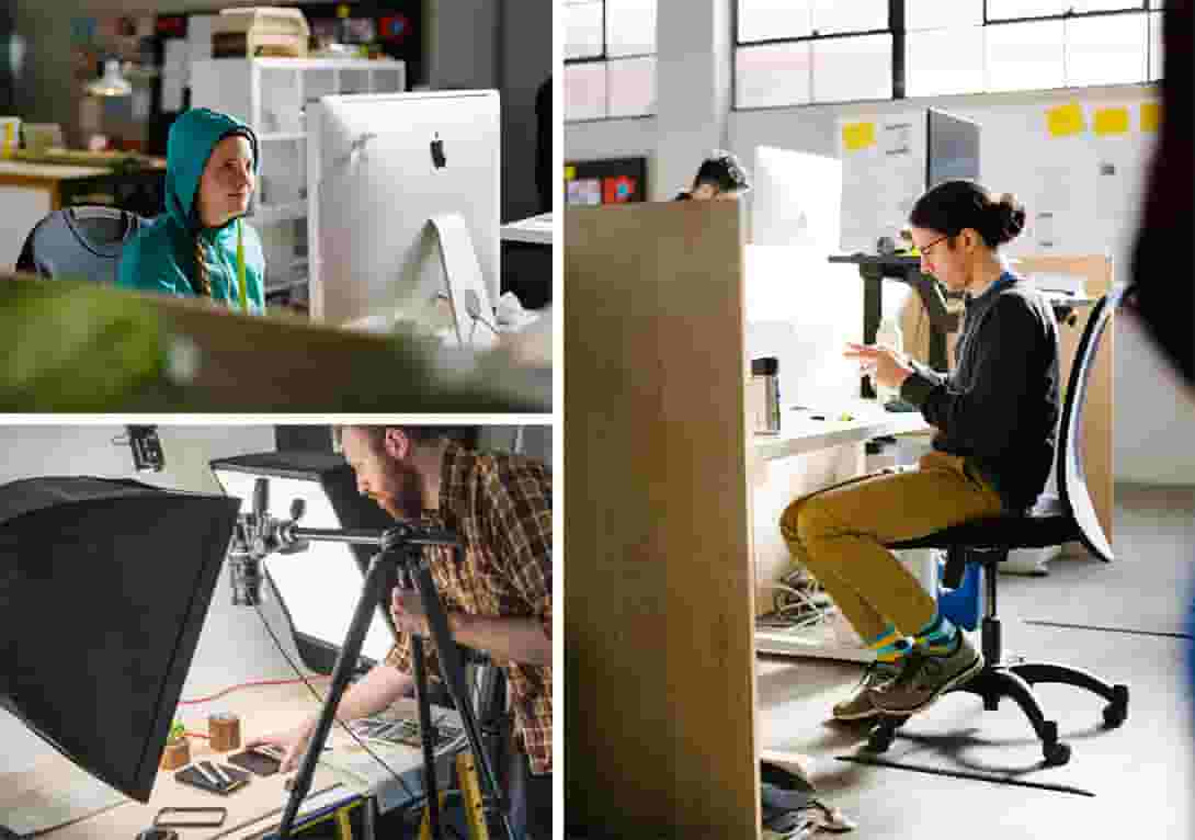 designers and photographers working