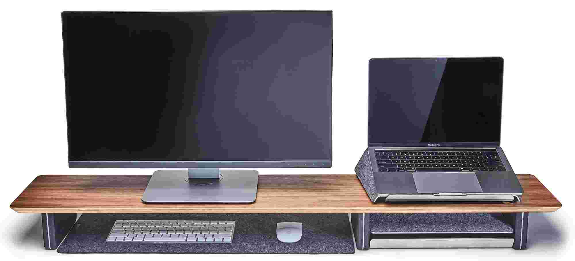 grovemade デスクシェルフ　walnut Largeサイズ Grovemade Walnut Desk Shelf System: Materials, Dimensions & Items