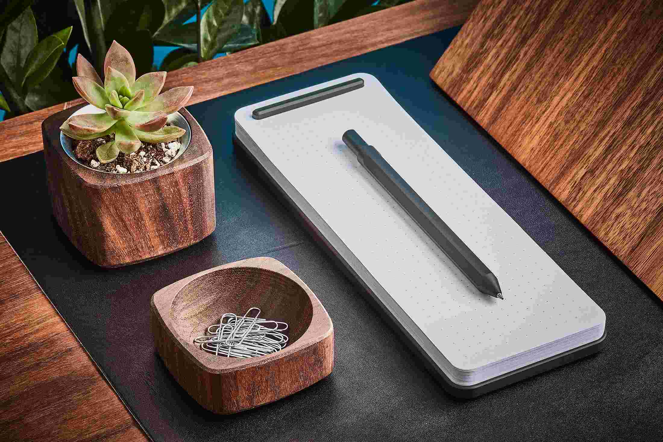 Refillable Metal Notepad - Dot Grid | Grovemade®