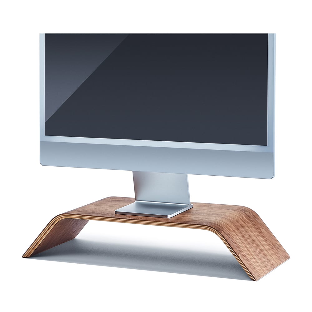 ♡極美品♡Grovemade Wood Monitor Stand Walnut Wooden Monitor Stand & iMac Riser for Desk | Grovemade®