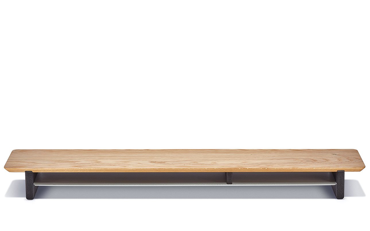 Wood & Wool Felt Tall Laptop Stand | Grovemade®