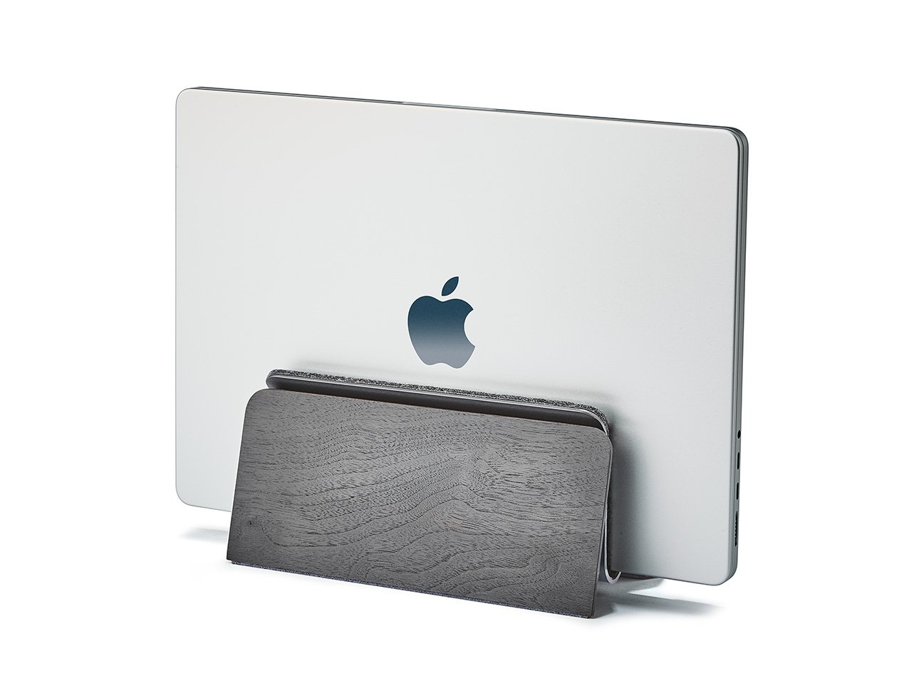 Wood & Wool Felt Tall Laptop Stand | Grovemade®