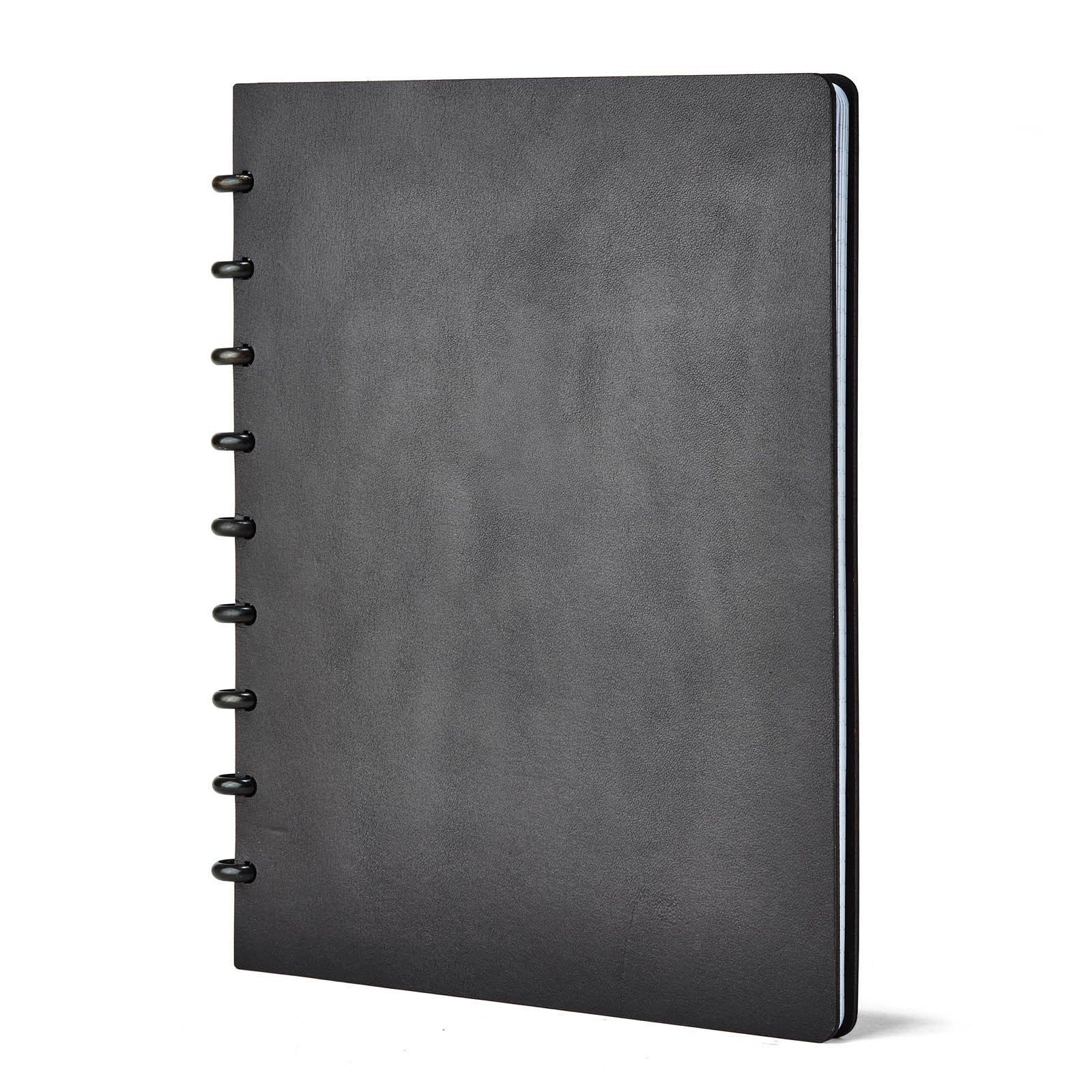ノート・メモ帳 Grovemade Notepad (Black / Slim) Refillable Metal Notepad - Dot Grid | Grovemade®