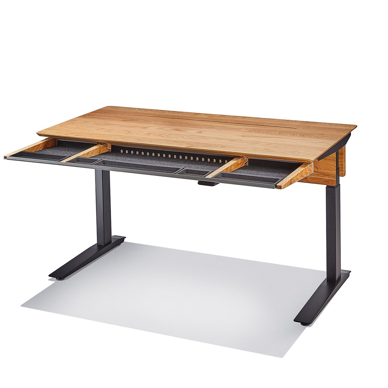 Desk Shelf & Wooden Dual Monitor Stand System | Grovemade®