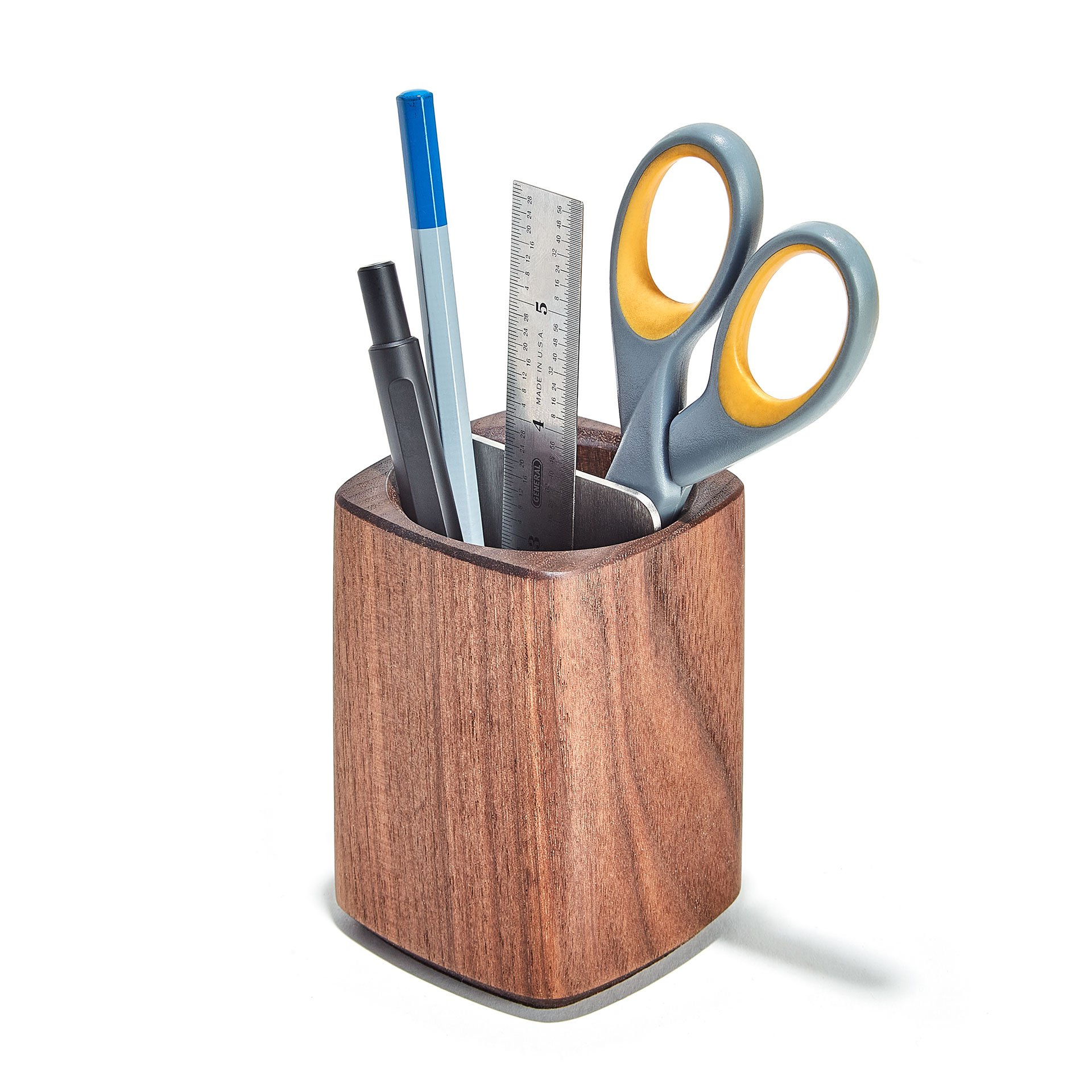 Wooden Pen & Pencil Holder Cup for Desk | Grovemade®