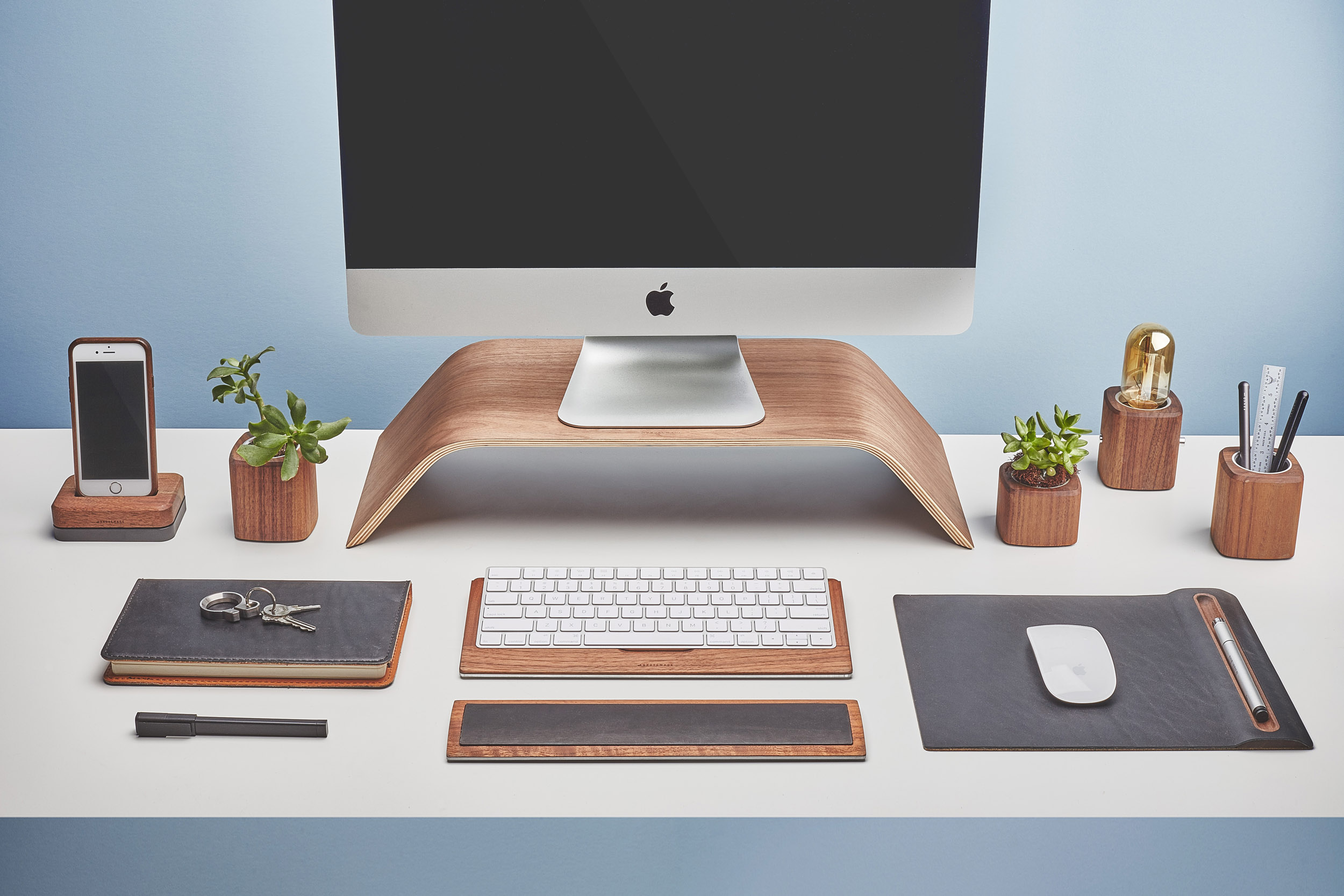 Grovemade: wooden iphone cases desk mac accessories free